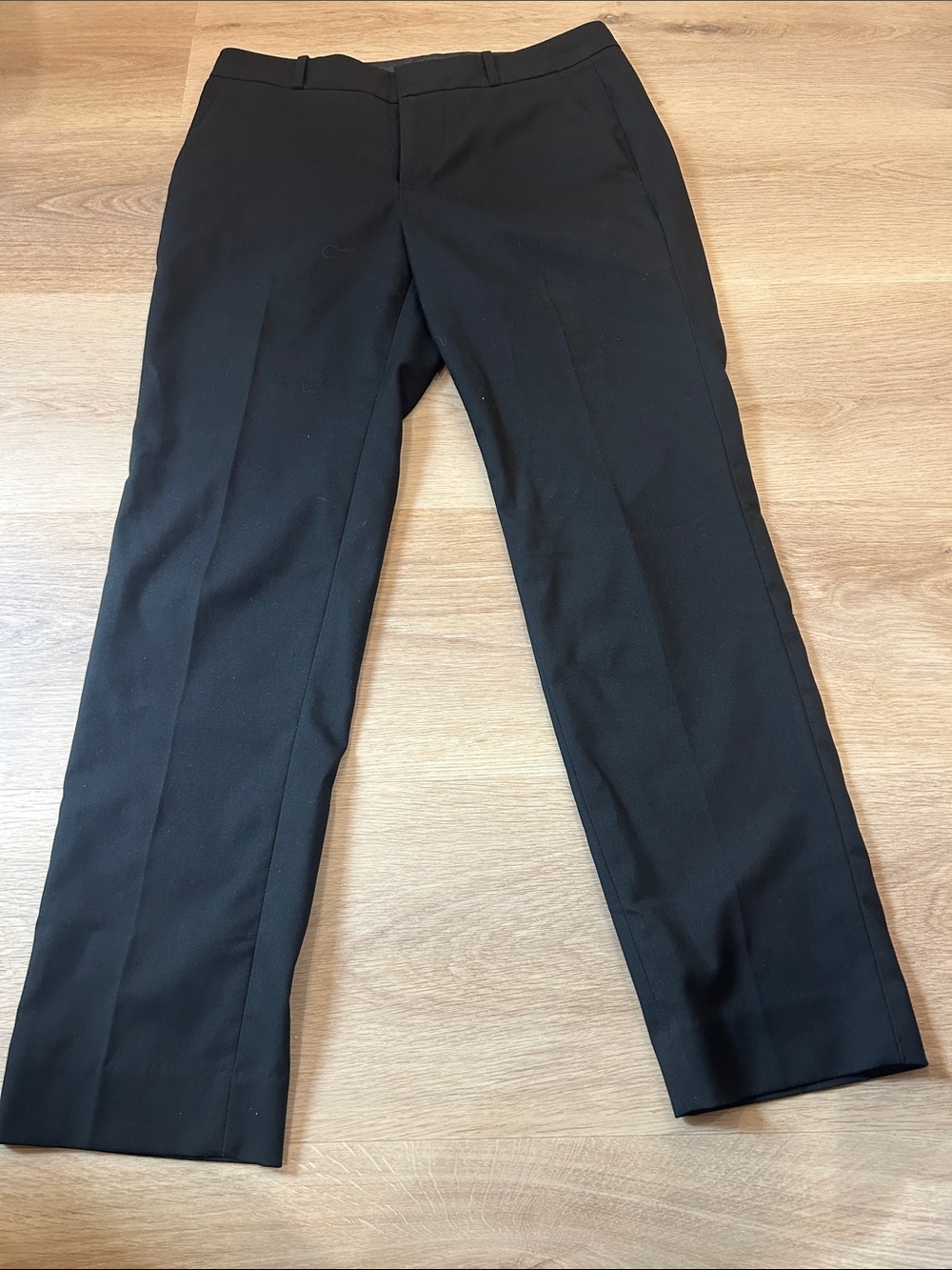 Banana Republic Black  Dress Pants Ryan straight mid rise size 8 $118 NWOT